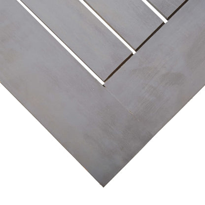 Vidaxl Set De Comedor De Jardín 7 Piezas Madera Maciza De Acacia Gris_5