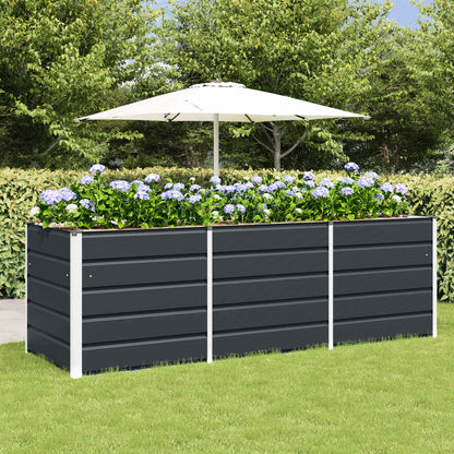 Jardinera Antracita 240 X 80 X 75 Cm Acero_1