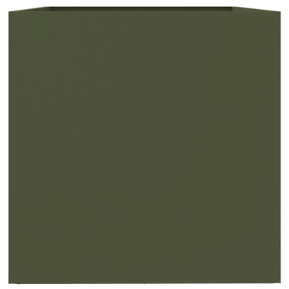 Jardinera Acero Verde Oliva 62x40x39 Cm_5