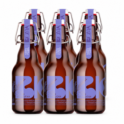 Kombucha Creative Mind: Romero, Menta Y Lavanda Pack 6 Botellas 330 Ml_0