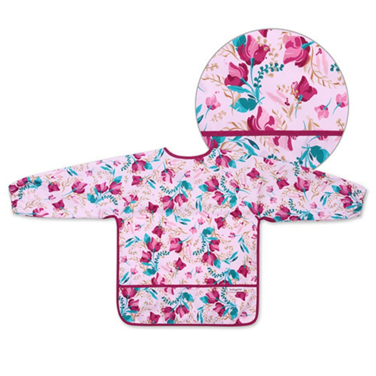Babero Baby Con Mangas 2-4 Años Floral_0