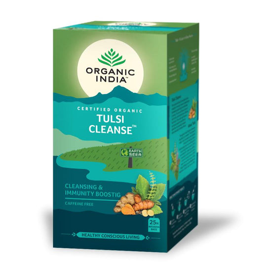 Tulsi Cleanse Detox Orgânico Índia 25 saquetas