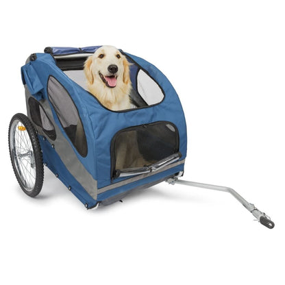 Petsafe Remolque De Bicicleta Para Perros Happy Ride L Azul_1