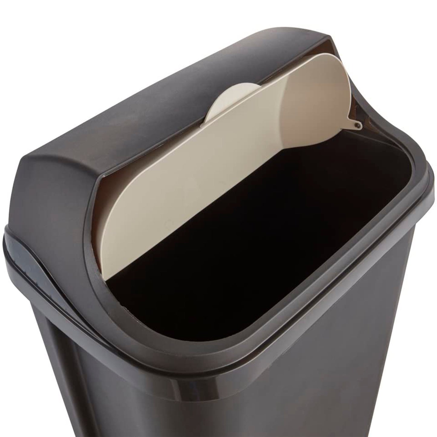 Cubo De Basura Con Tapa Deslizante, 50 L, Rasmus, Gris Grafito_3