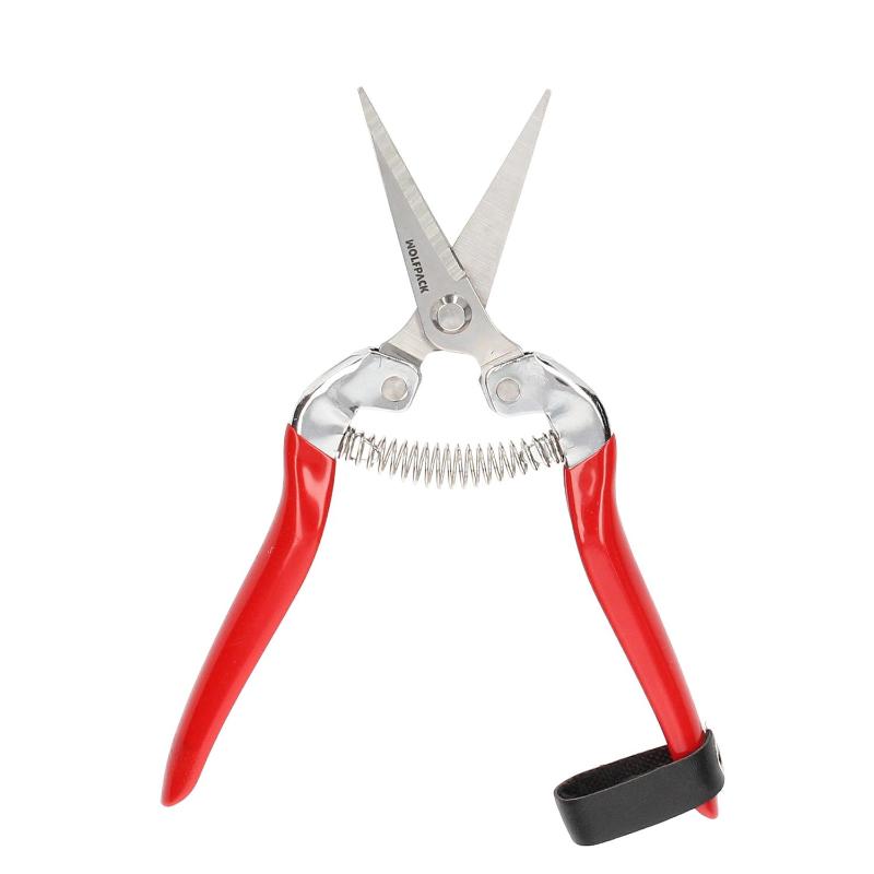 Tijeras Recolectoras 180 Mm. 1 Mano P-1652, Hojas De Acero Inoxidable