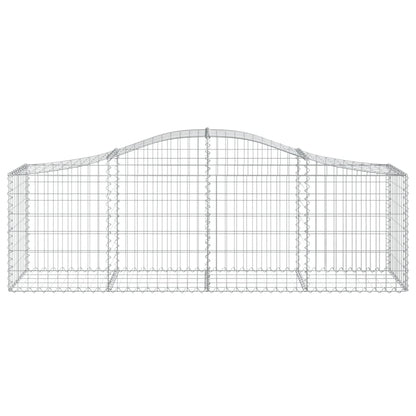 Cestas De Gaviones 20 Uds Forma De Arco Hierro 200x50x60/80 Cm_3