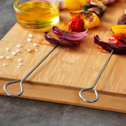 Juego De 4 Brochetas Para Barbacoa H.36cm Bergner_1