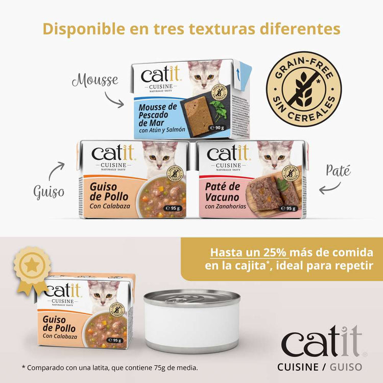 Guiso de Pollo con Calabaza Catit Cuisine 95 g