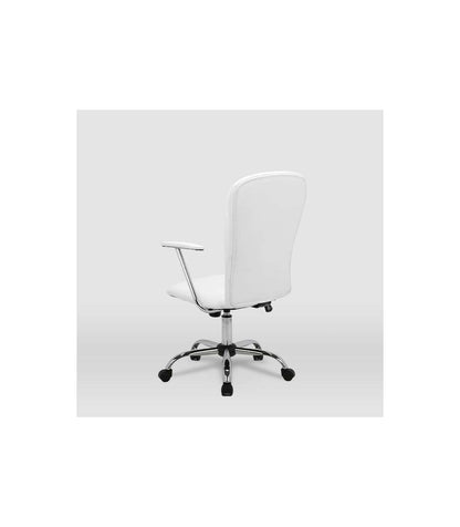 Silla De Oficina Magali Acabado Blanco. Alto: 98.5/107.5cm Ancho: 56cm Fondo: 59cm._3