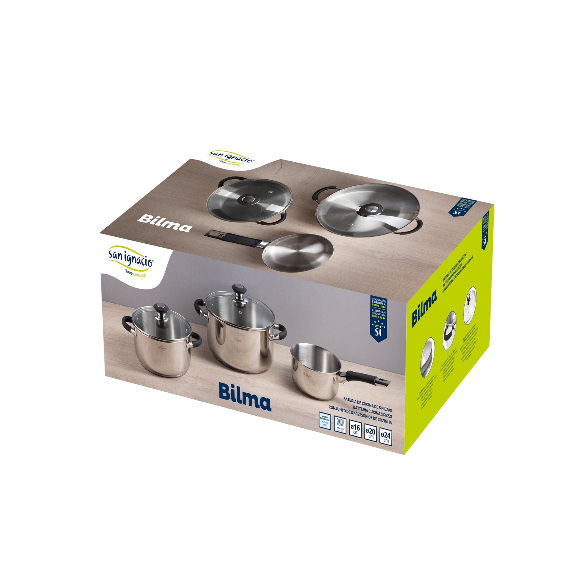Juego De Bateria De Cocina 5 Pzs Ind Bilma_3