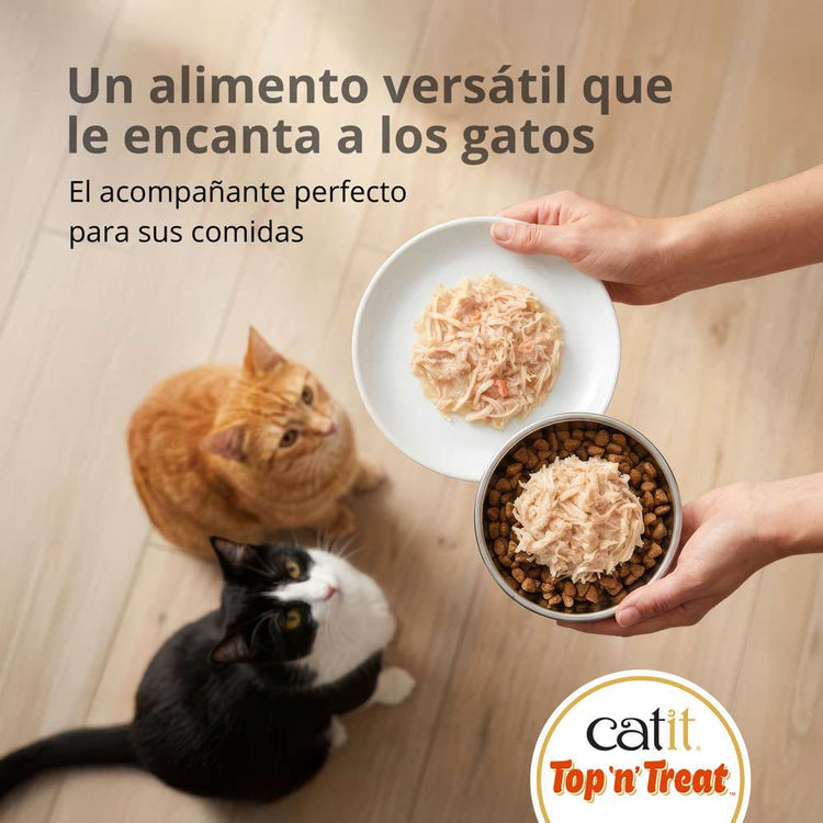 Catit Top 'N Treat, Atún y Cangrejo, 3x60g