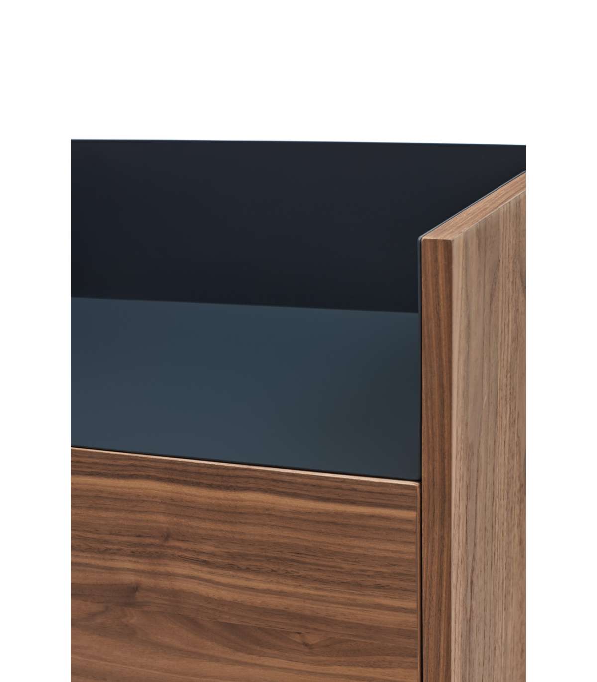 Mueble Auxiliar Modelo Valley 2 Puertas 1 Cajón Acabado Nogal/azul Oscuro, 40cm(ancho) 13_3