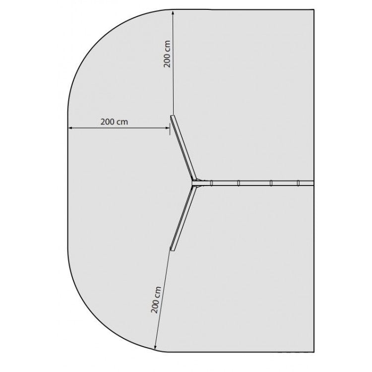 Columpio Apoyado Doble Xl (plataforma A 150 Cm)._4