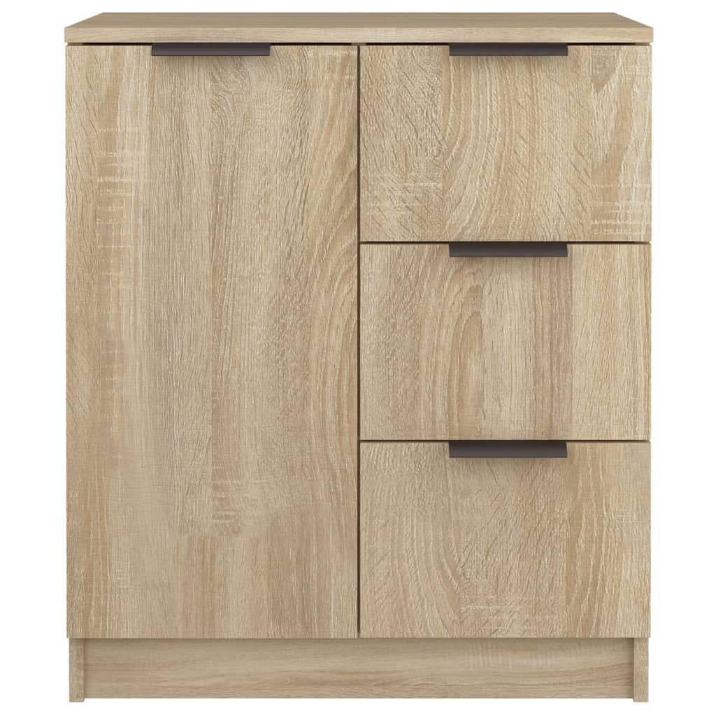 Aparador De Madera Contrachapada Color Roble Sonoma 60x30x70 Cm / Vetonek_2