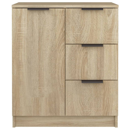 Aparador De Madera Contrachapada Color Roble Sonoma 60x30x70 Cm / Vetonek_2