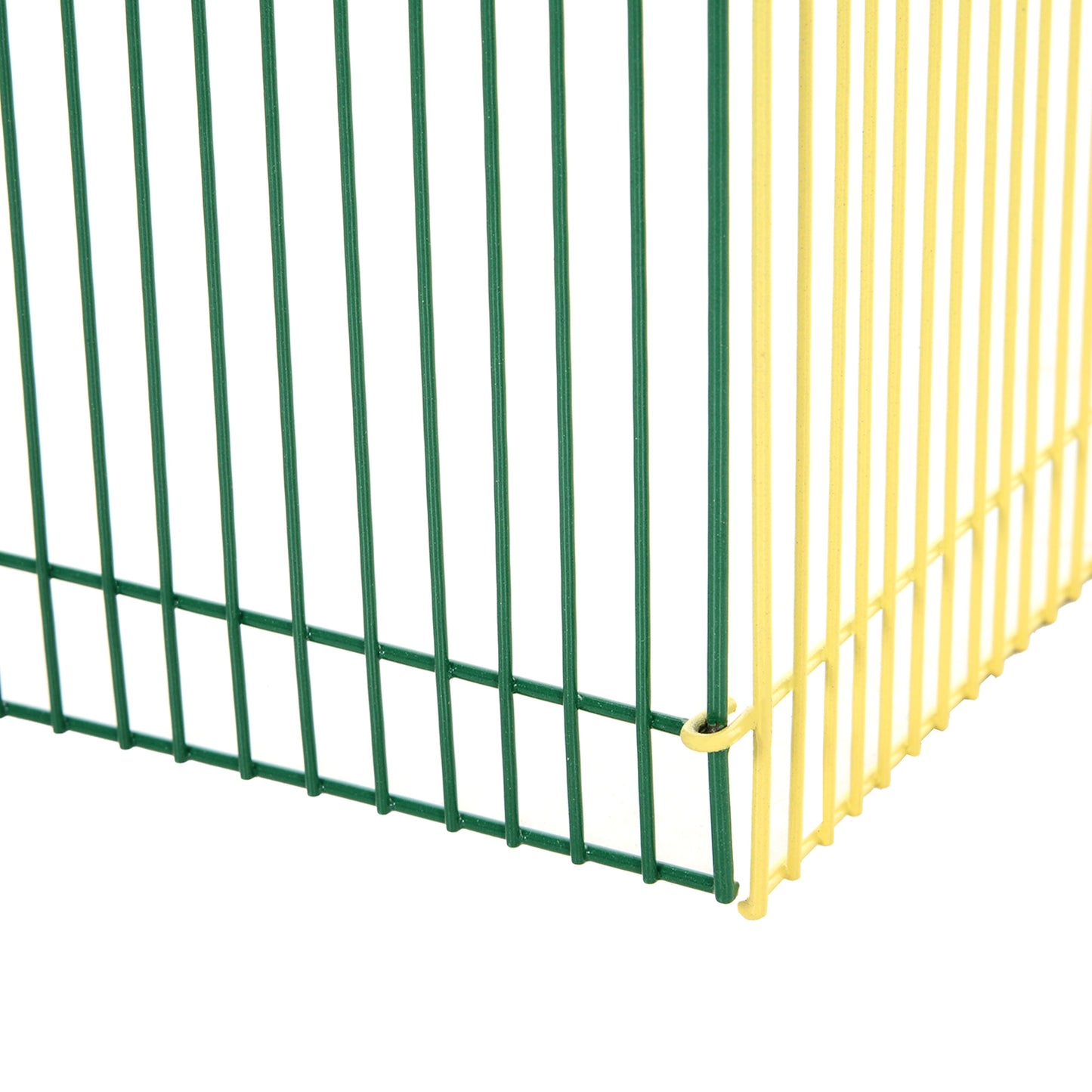 Pawhut Parque Para Cachorros Plegable Con 8 Paneles De Valla Metálica 34x23 Cm_3