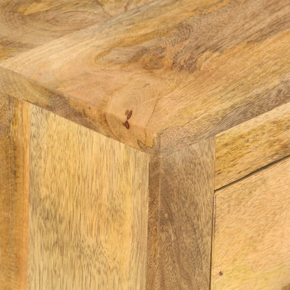 Mesa De Centro Con 4 Cajones Madera Maciza De Mango 90x50x35 Cm_4