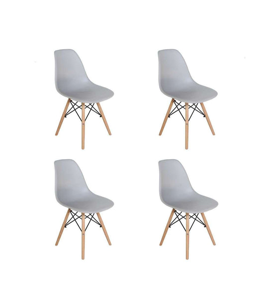 Pack De 4 Sillas Md-velez Acabado En Polipropileno Gris, 83cm(alto) 50.5cm(ancho) 46.5cm(l_0