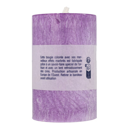 Velas estearina grande colores variados 75 x 120 mm 483 g Blue 6 uds