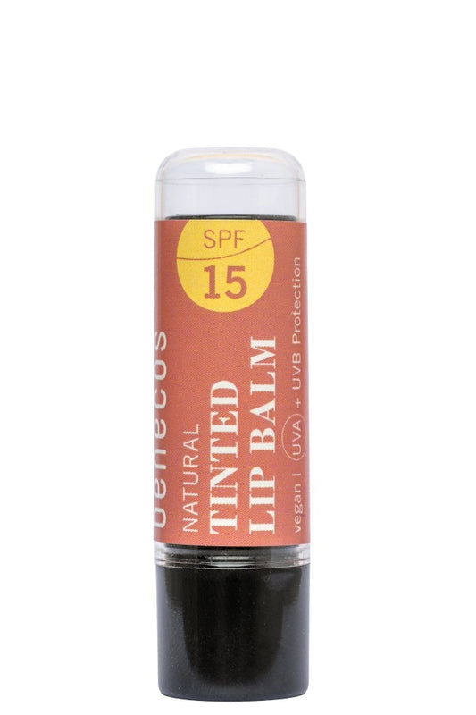 Bálsamo Labial Color 15 SPF Coral Breeze Benecos 4,7 g Vegano
