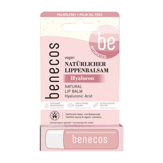 Bálsamo Labial Vegano Acido Hialurónico Benecos 4,7 g Vegano