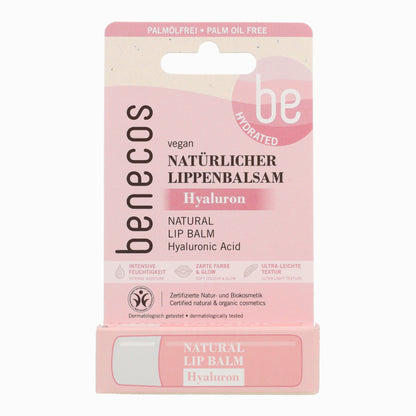 Bálsamo Labial Vegano Acido Hialurónico Benecos 4,7 g Vegano