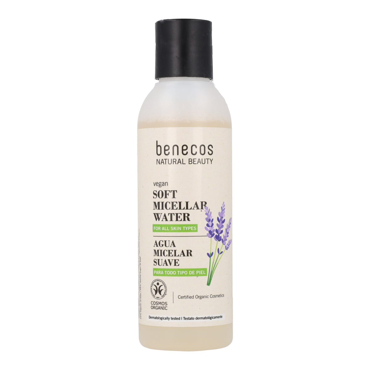 Agua Micelar Aloe Vera y Lavanda Ecológica Benecos 150 ml Vegano