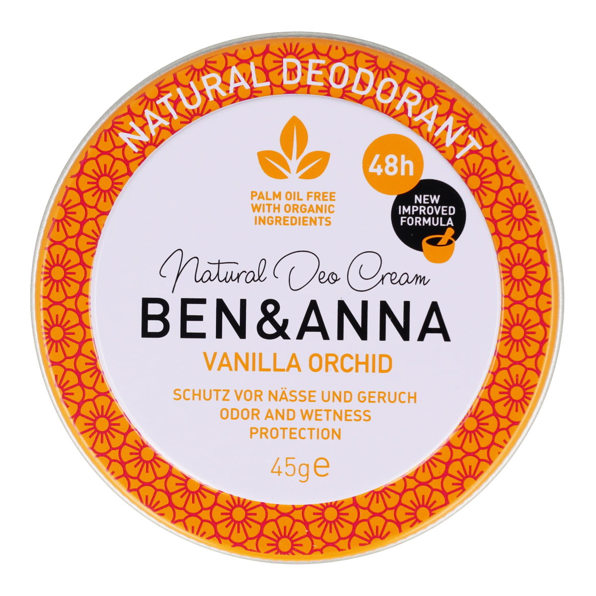 Desodorante Vainilla Orchid lata metálica 45g