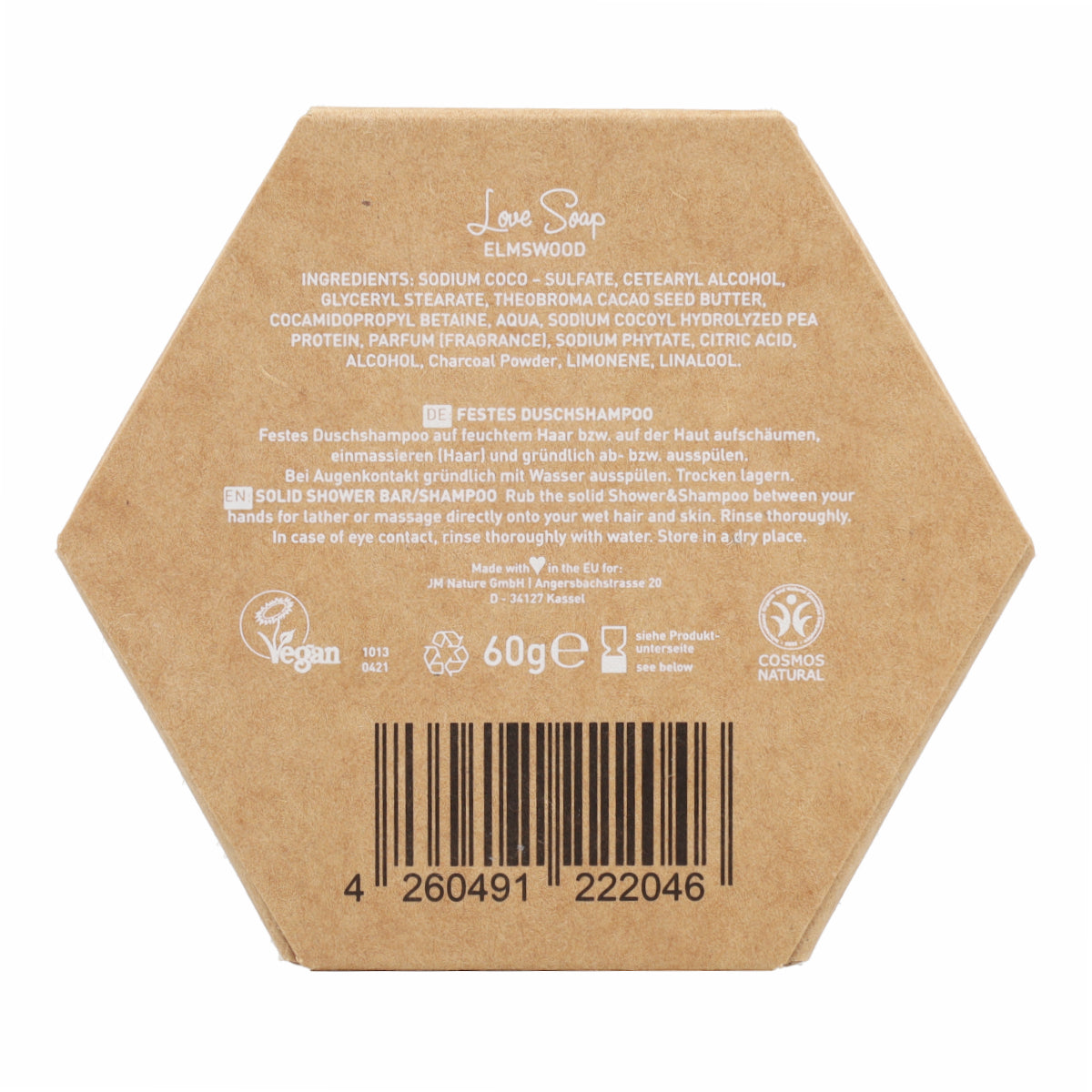 Champú y Gel sólido Elm Wood 60g