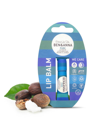 Bálsamo labial ecológico pure (neutro) cero residuos Ben&amp;Anna 6g