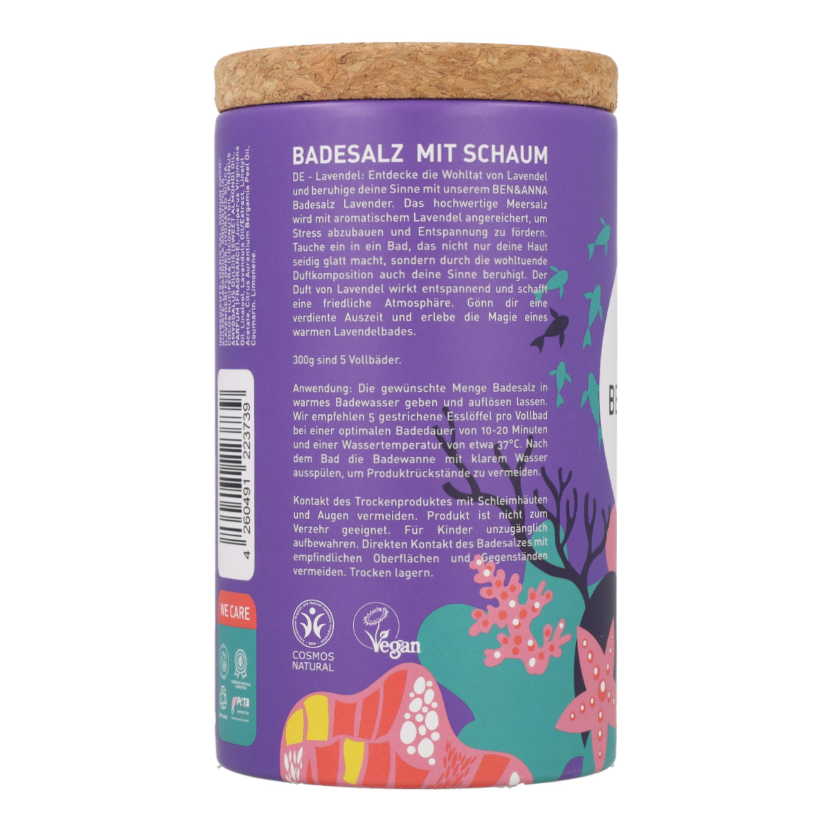 Sales de baño Lavanda Ben&Anna 300 g