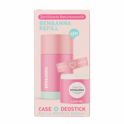 Desodorante Love Me Envase reutilizable y recarga Ben&amp;Anna 40 g