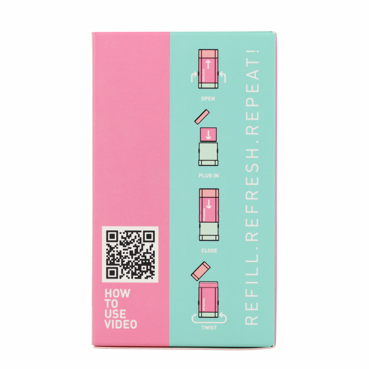 Desodorante Love Me Envase reutilizable y recarga Ben&Anna 40 g