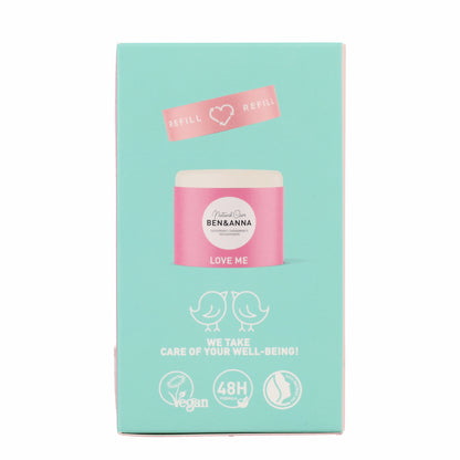 Desodorante Love Me Envase reutilizable y recarga Ben&amp;Anna 40 g