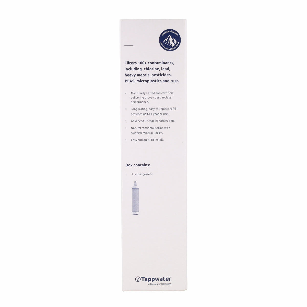 Inline Filter Pack 1 refill Tappwater