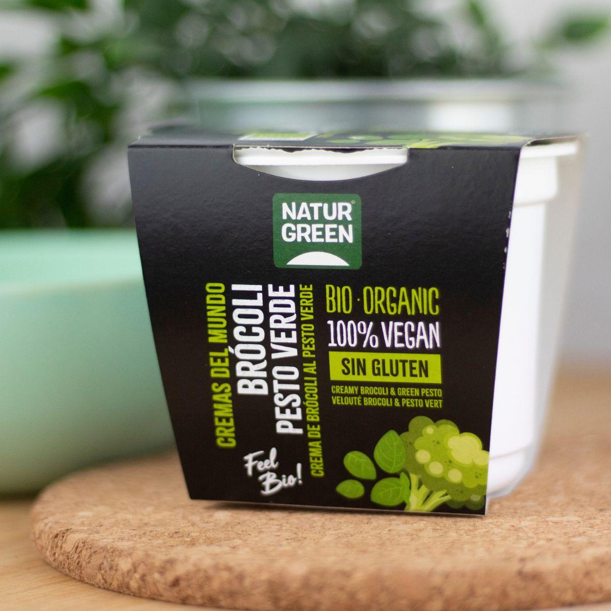 Creme de brócolos com pesto verde Naturgreen, 310 g