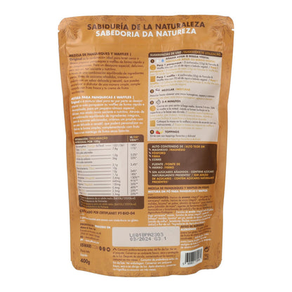 Mistura para Panquecas e Waffles Original Bio ISWARI 400 gr