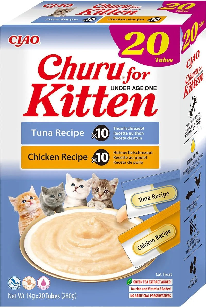 Variedades Hairball Control para Gatos Churu 20 x 14 g