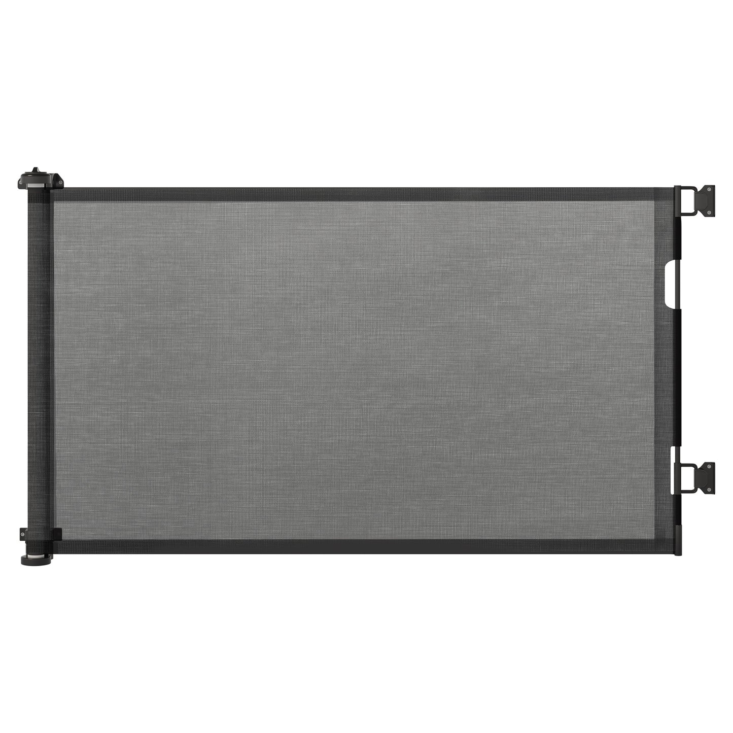 Pawhut Puerta De Seguridad Para Perros Extensible 0-150 Cm Para Escaleras Negro_0