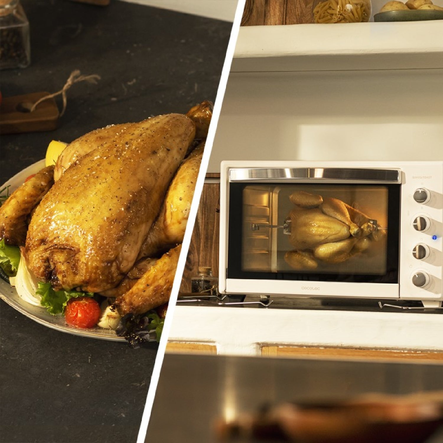 Cecotec Horno Sobremesa De Convección Bake&toast 4500 White Gyro. 2000 W Capacidad 45 L 12 Funciones Combinables Incluye_2