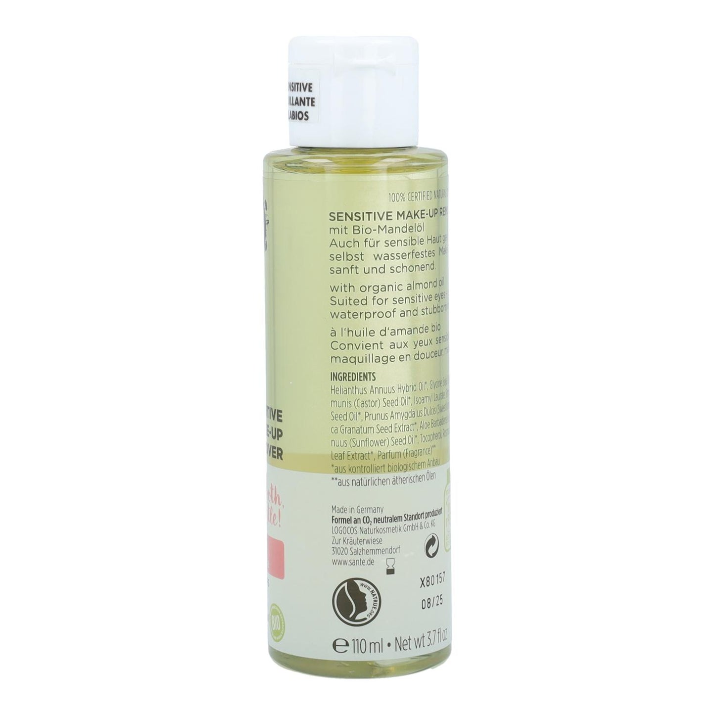 Óleo desmaquilhante para olhos sensíveis Sante 110 ml