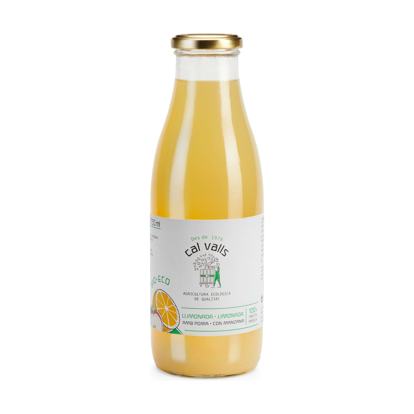 Limonada de Maçã Biológica Cal Valls 750 mL