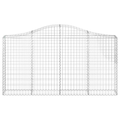 Cestas De Gaviones 12 Uds Forma Arco Hierro 200x30x100/120 Cm_3
