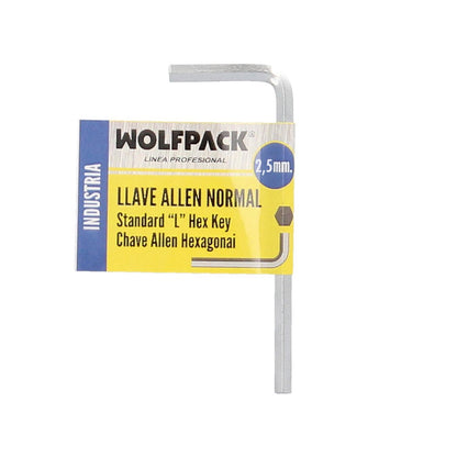 Llave Allen Standar Acero Cromo Vanadio Profesional 2,5 Mm. Llave Hexagonal, Llave Allen Taller Mecanica, Llave Allen Bricolaje