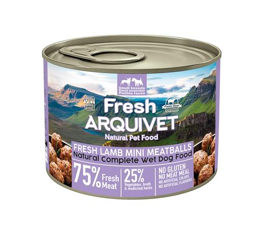 MINI Almôndegas de Cordeiro Frescas Arquivet 200 g Mini almôndegas de cordeiro, cenoura e batata-doce