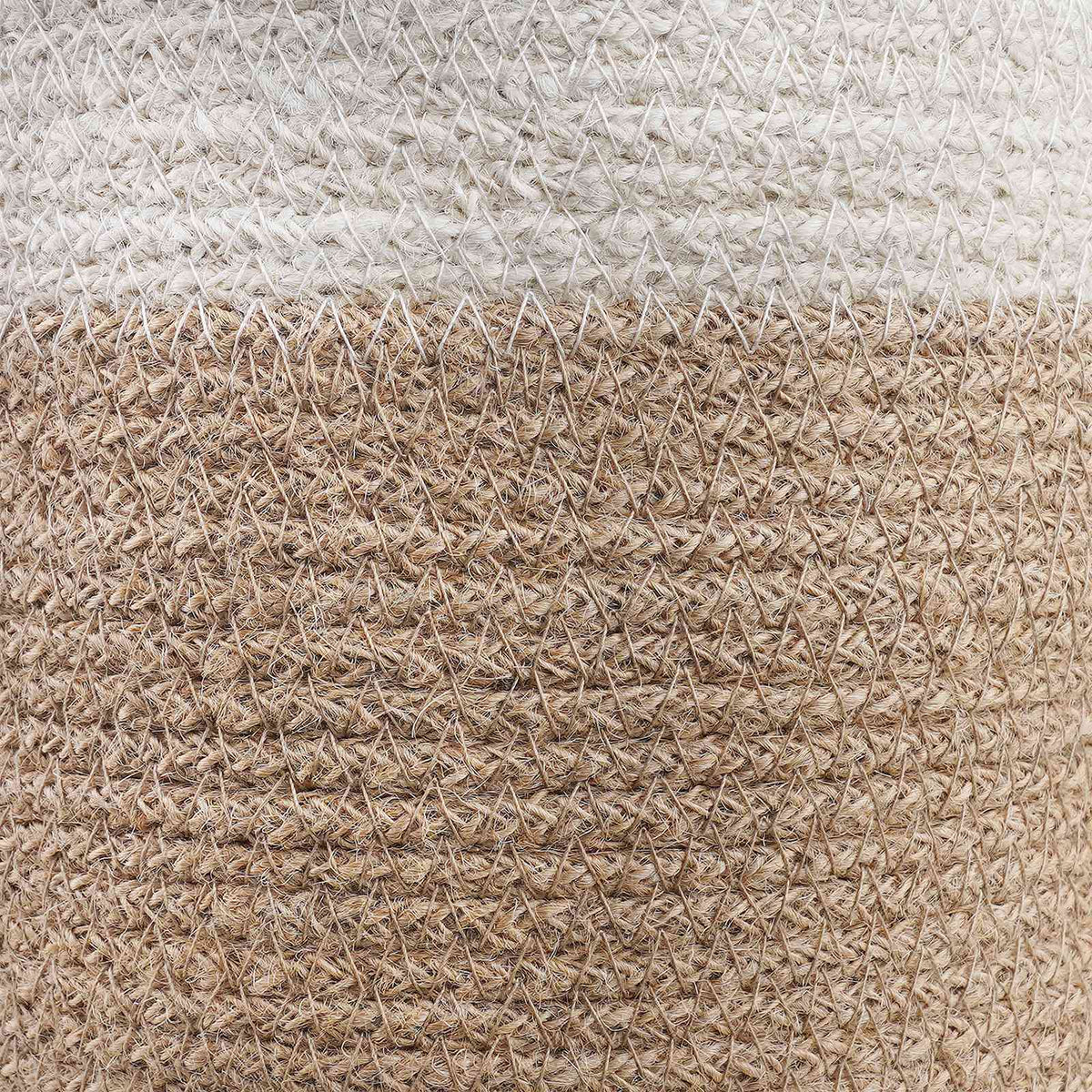 Set De Macetas De Planta 2 Uds. Natural Y Blanco Ø 21 X 21 Cm_5