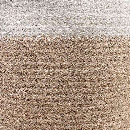 Set De Macetas De Planta 2 Uds. Natural Y Blanco Ø 21 X 21 Cm_5