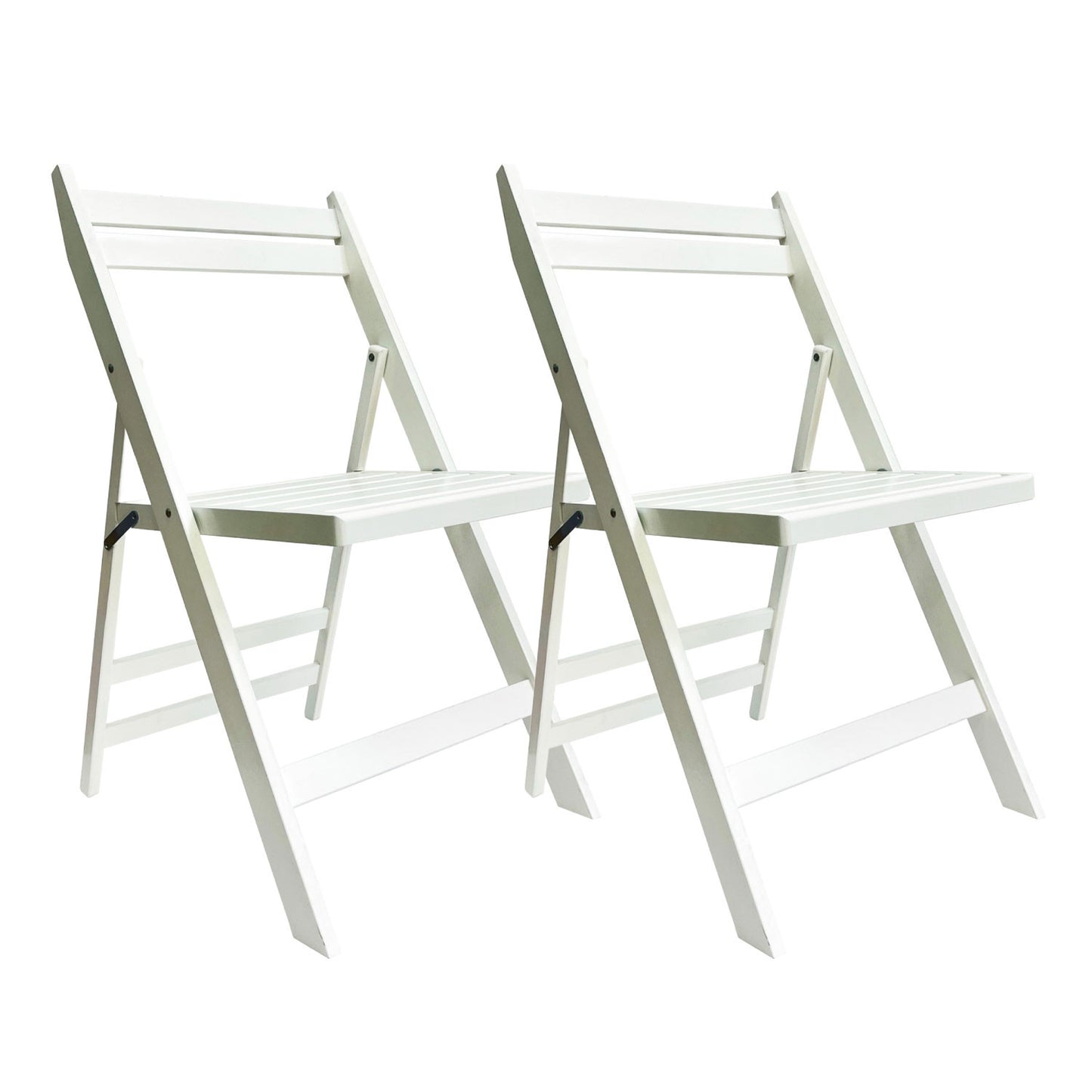 Pack 2 Sillas Plegables De Madera De Bambú 42.5x47.5x79cm O91_0