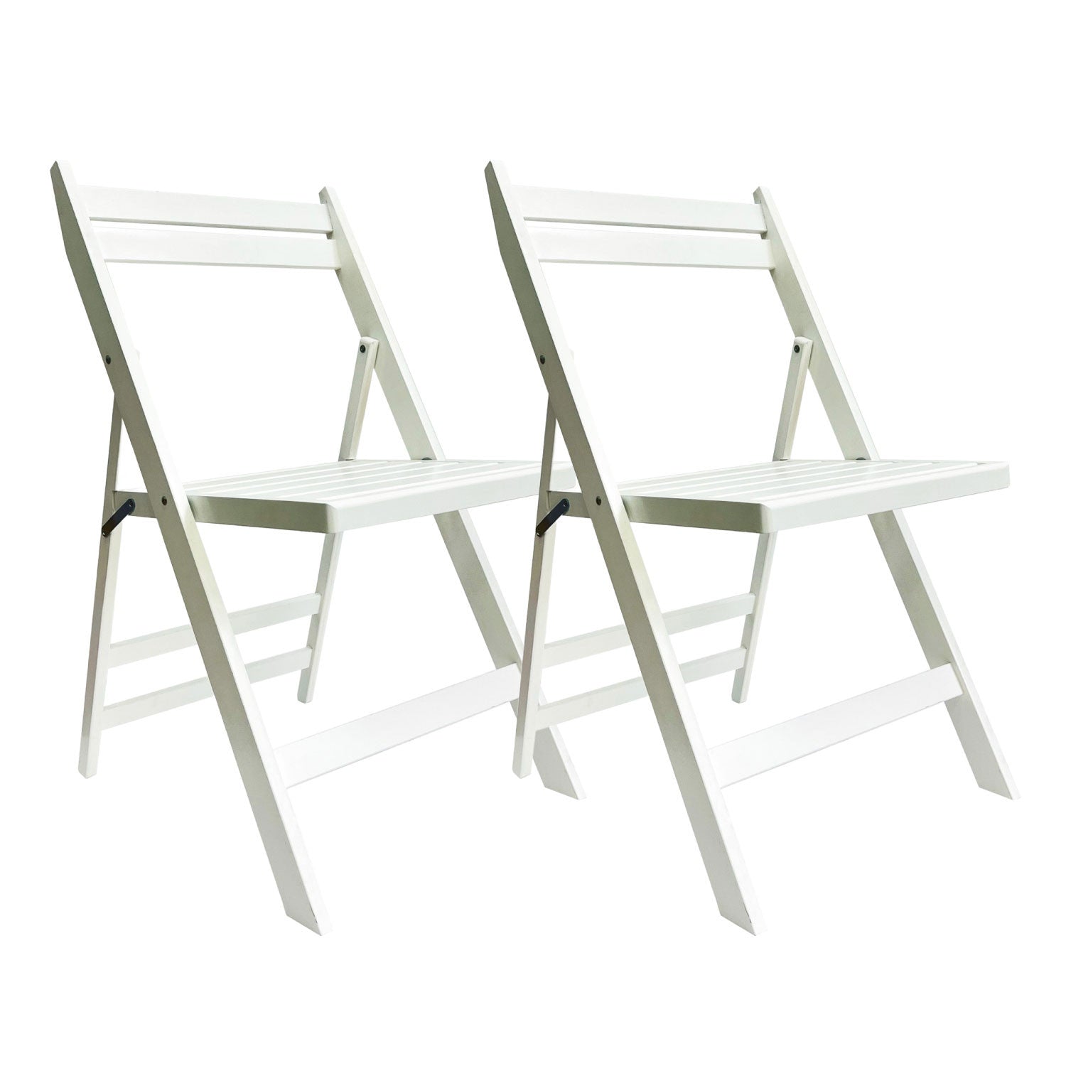 Pack 2 Sillas Plegables De Madera De Bambú 42.5x47.5x79cm O91_0
