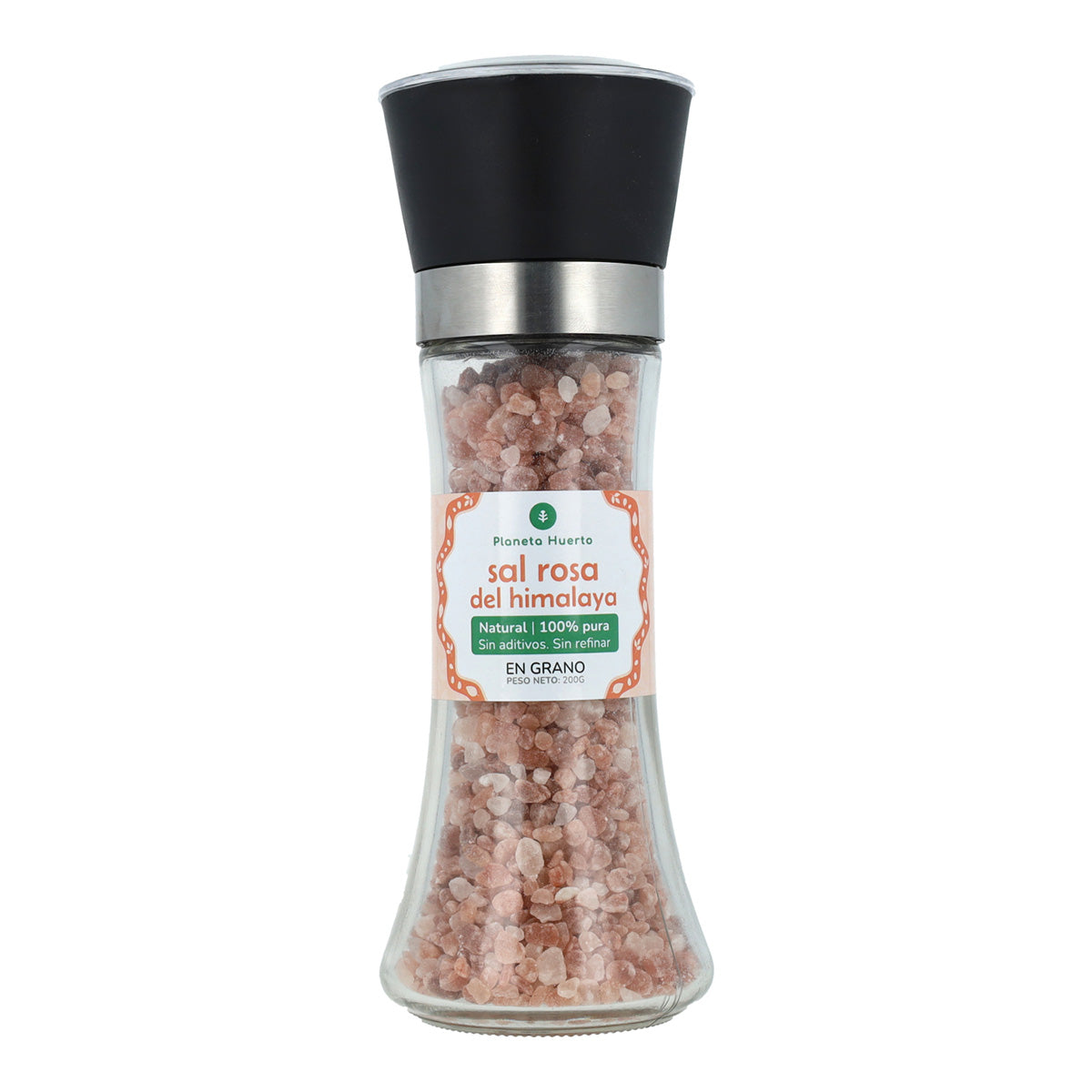 Moinho de sal rosa ECO Planeta Huerto 200g